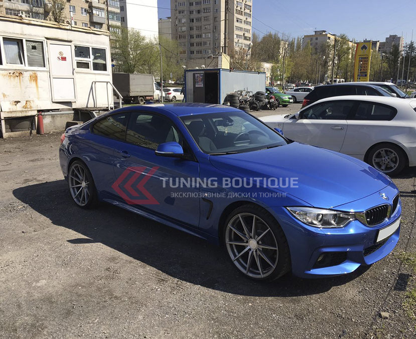 BMW 4 Series на 20" дисках Rohana RFX1 Brushed Titanium фото 5